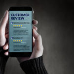 Customer reviews on smartphone